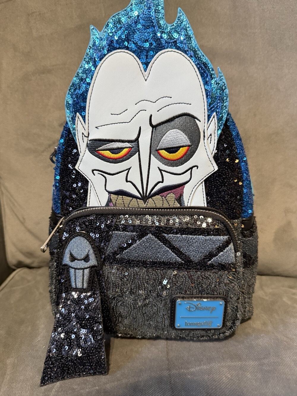 NWT HTF Grail Hercules Hades Sequin Loungefly Backpack